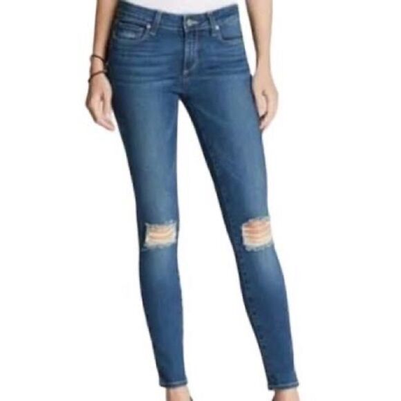 Paige Verdugo Ankle celebrity Worn Pippa Distressed Jeans Womens Sz 27 - Picture 5 of 5